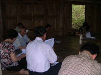 2006년 정기총회(양동민속마을 심수정에서)