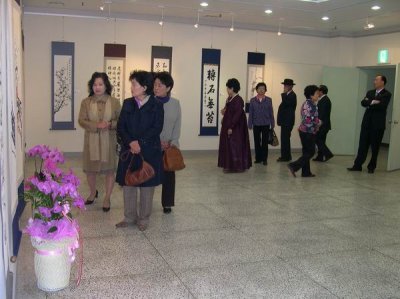 안동지부 회원전 전시장 풍경