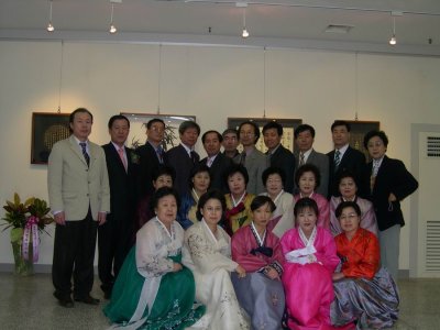 안동지부 회원전 단체사진